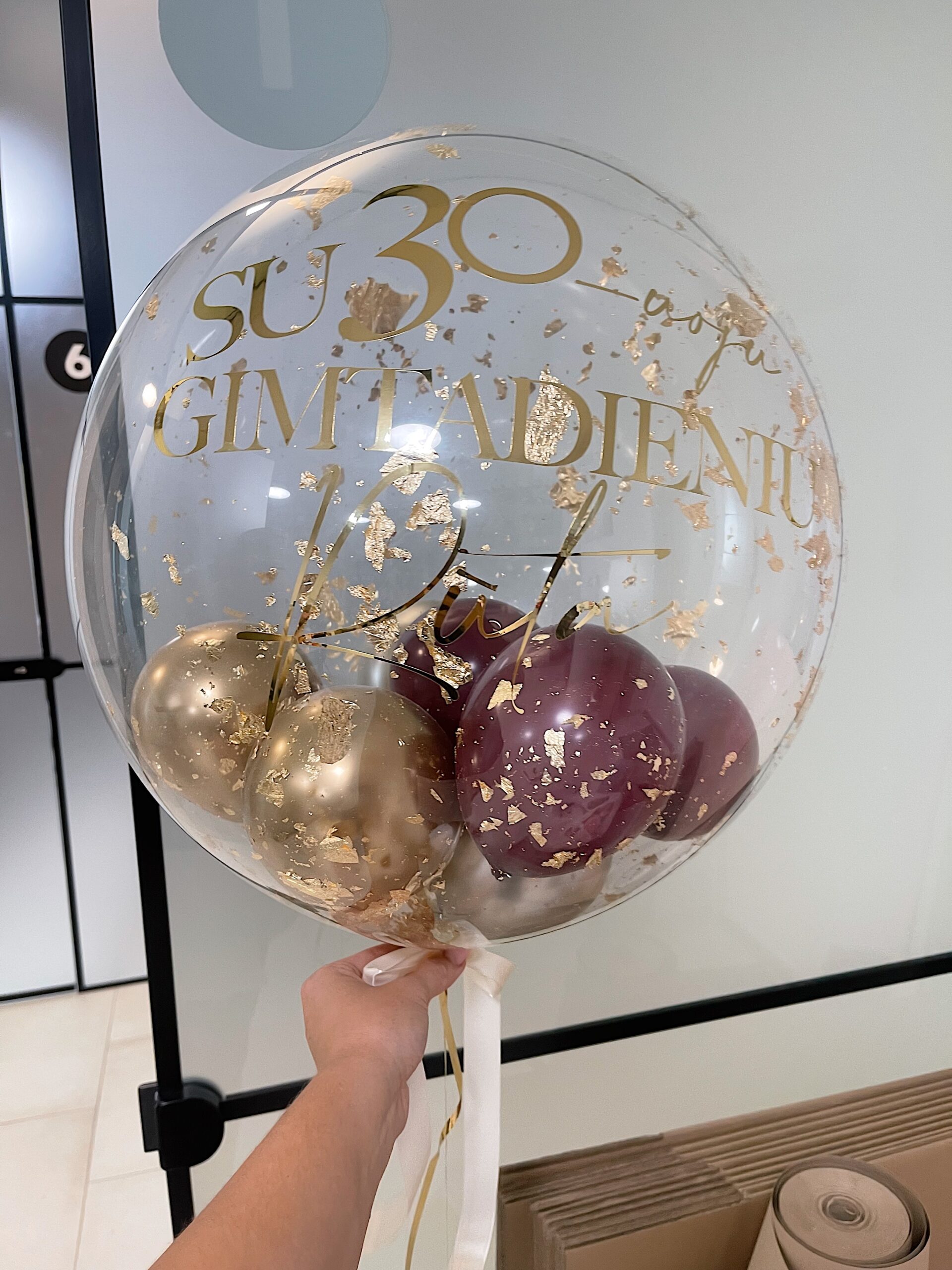 Didysis helio balionas “Bordo” - Image 3