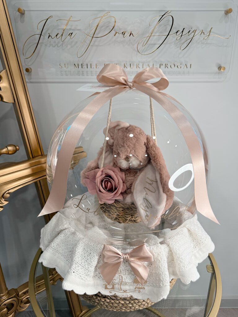 kūdikio dovana kraitelis personalizuota dovana