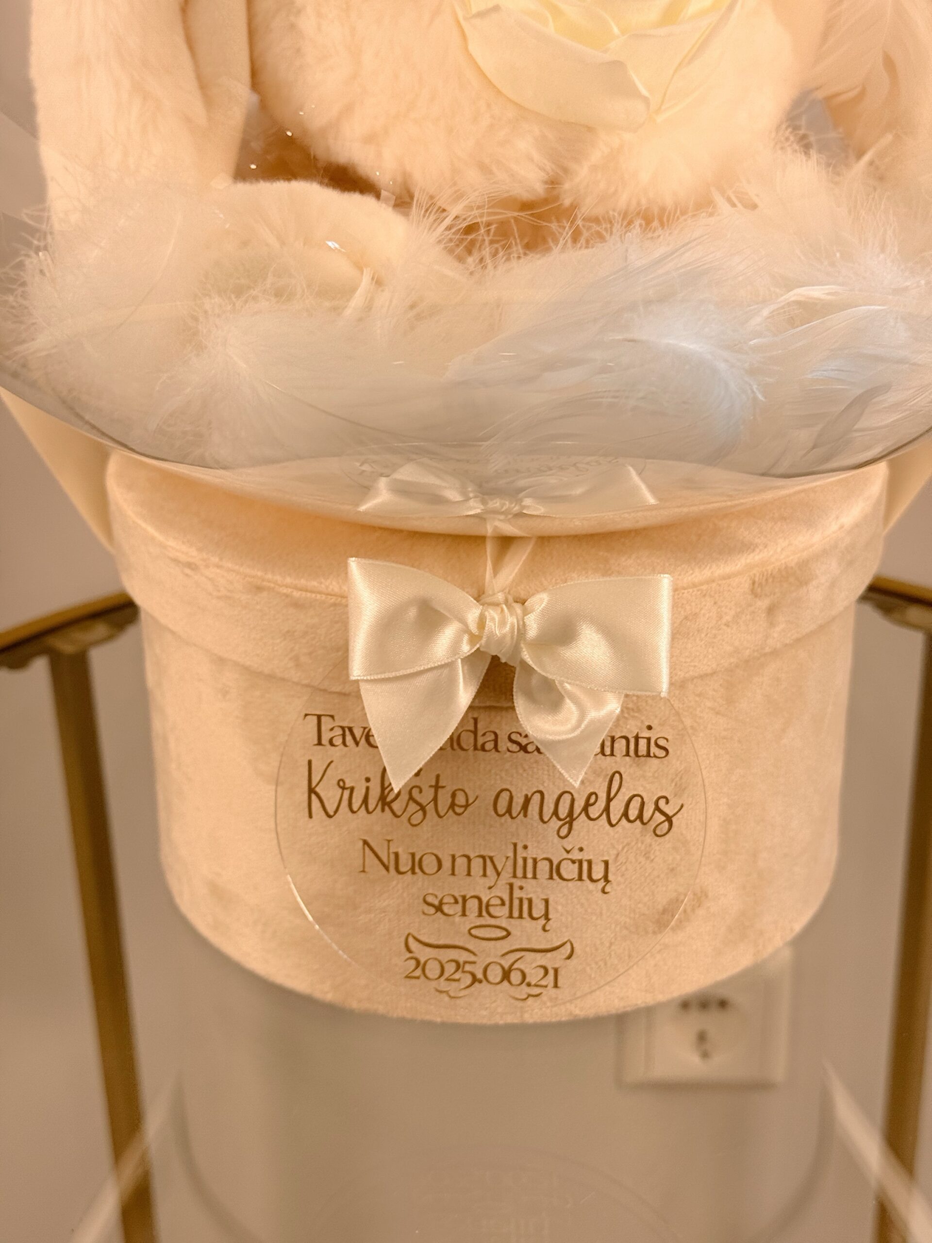 Krikštynų dovana “Zuikis” dovanų dėžutė - Image 3