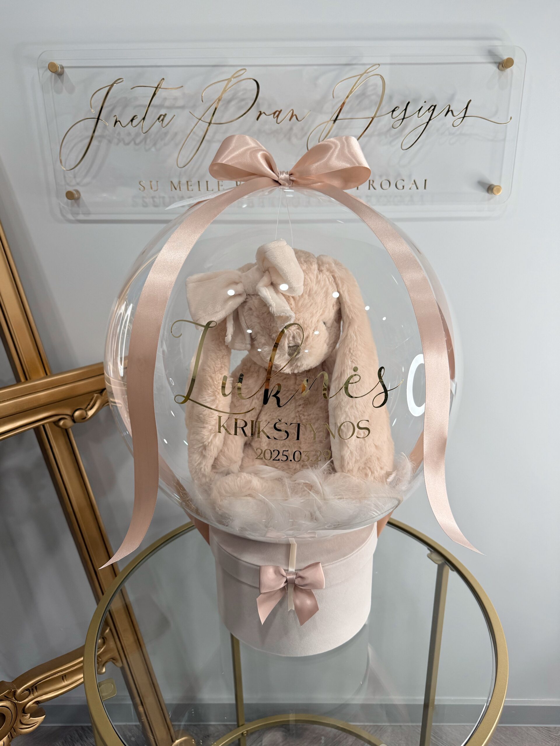 Krikštynų dovana “Zuikis” dovanų dėžutė - Image 4