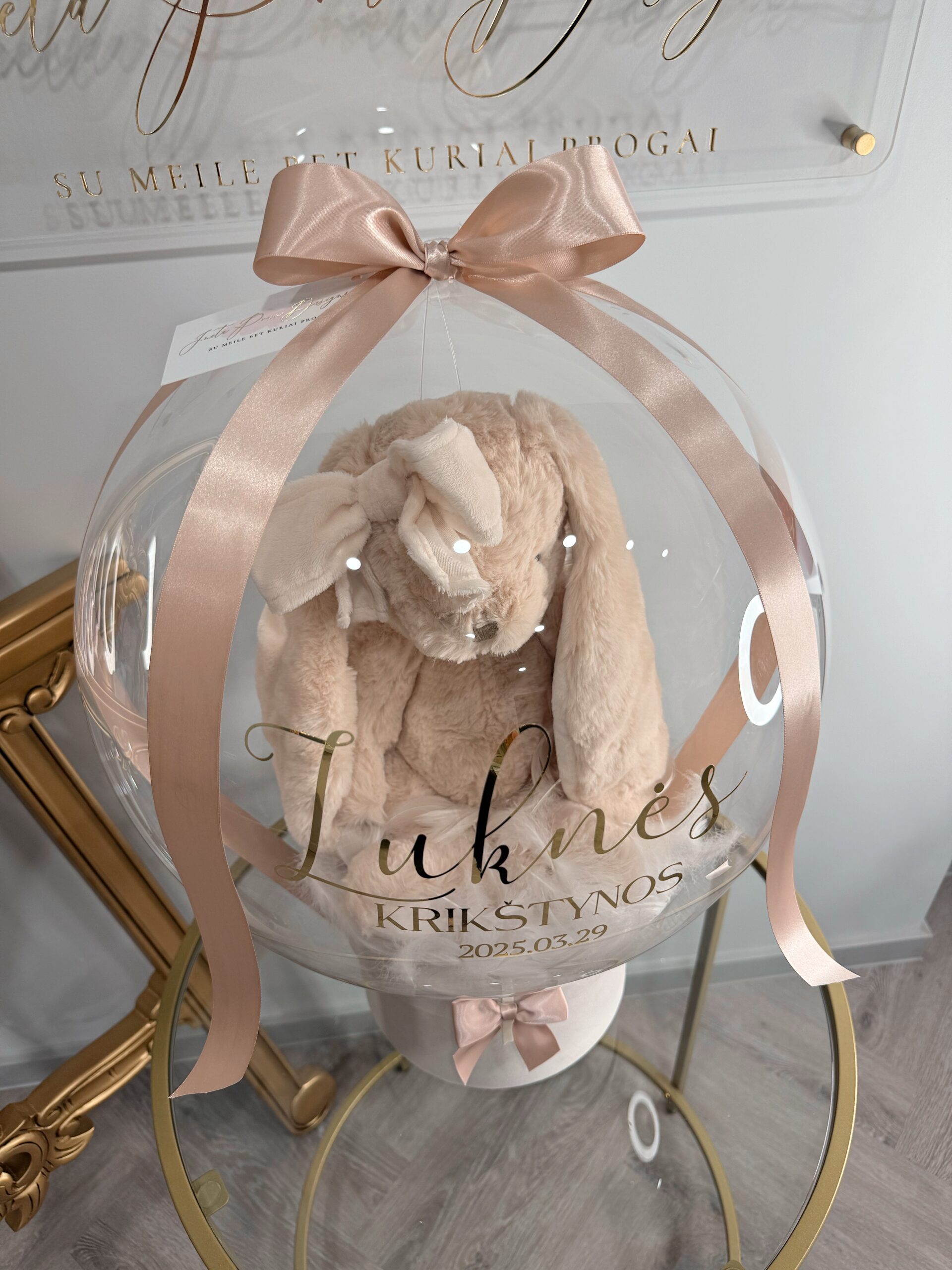 Krikštynų dovana “Zuikis” dovanų dėžutė - Image 7