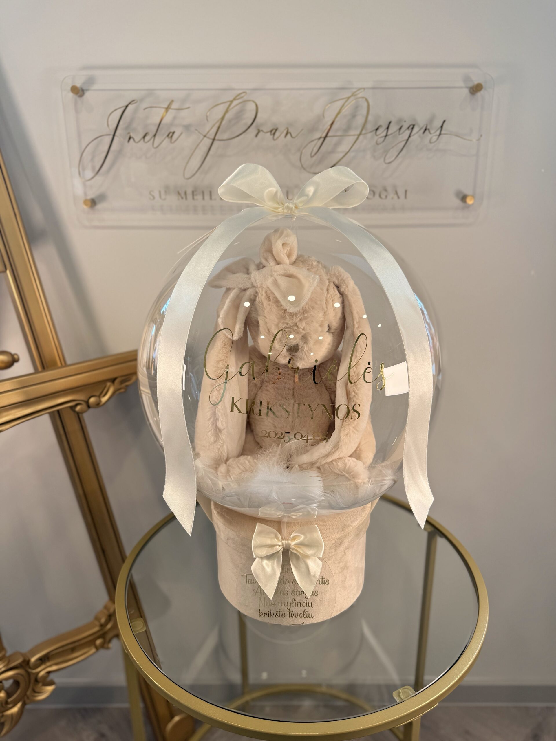 Krikštynų dovana “Zuikis” dovanų dėžutė - Image 6