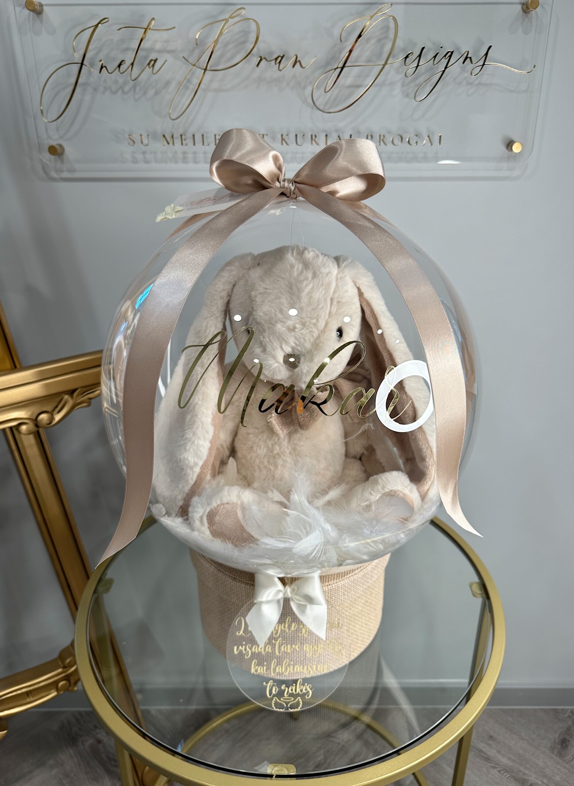 Krikštynų dovana “Zuikis” dovanų dėžutė - Image 2